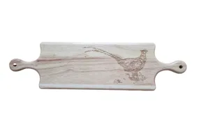 1091 - Meg Hawkins Engraved Serving Board with Pheasant - Widdop