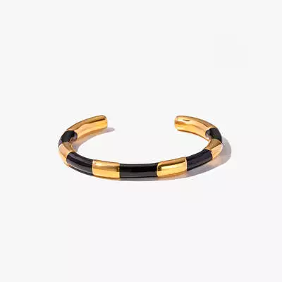 18K Gold Plated Stainless Steel Bangle Bracelet (6 styles)