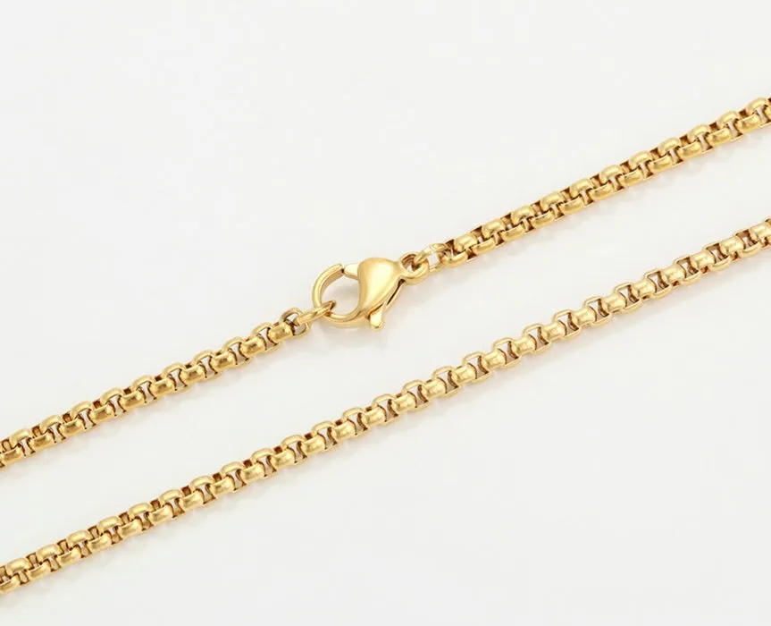 24k Gold Plated Thick Chain Necklace