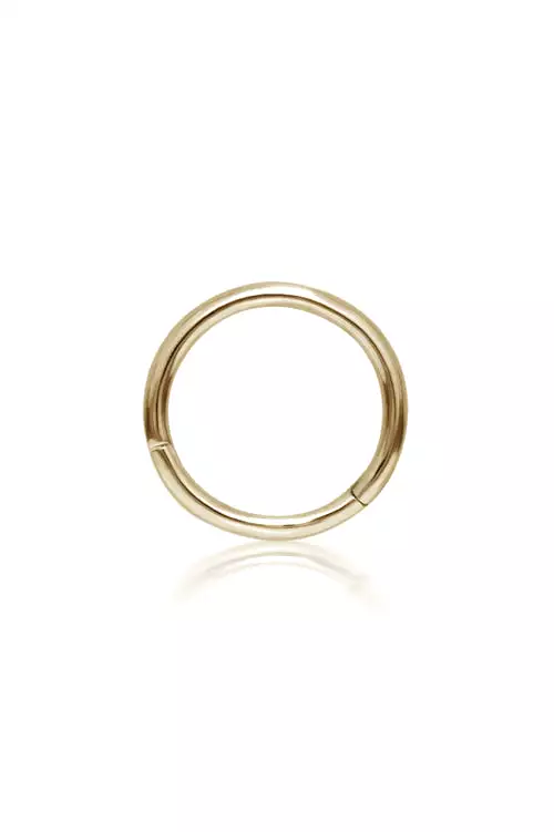 9.5mm Plain Ring - Yellow Gold