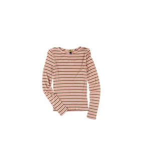 Aeropostale Womens Ribbed Striped Pullover Sweater