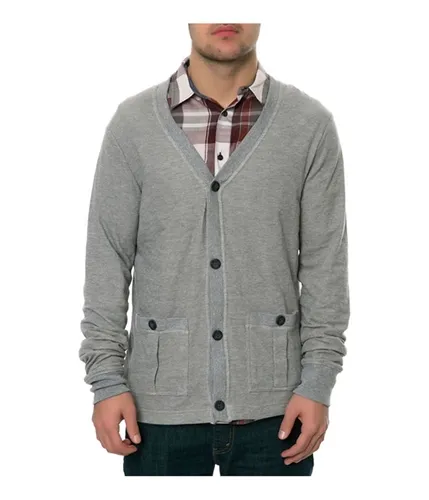 Ambig Mens The Caesar Cardigan Knit Sweater