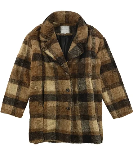 American Eagle Womens Plaid Coat, TW2