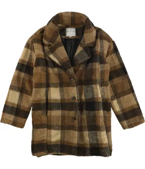 American Eagle Womens Plaid Coat, TW2