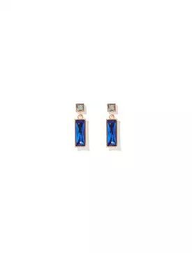 Aria Rectangle Drop Earrings