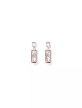 Aria Rectangle Drop Earrings