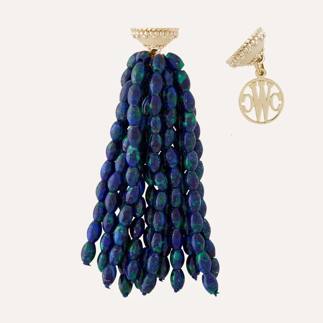 Azurite Malachite Rice Tassel