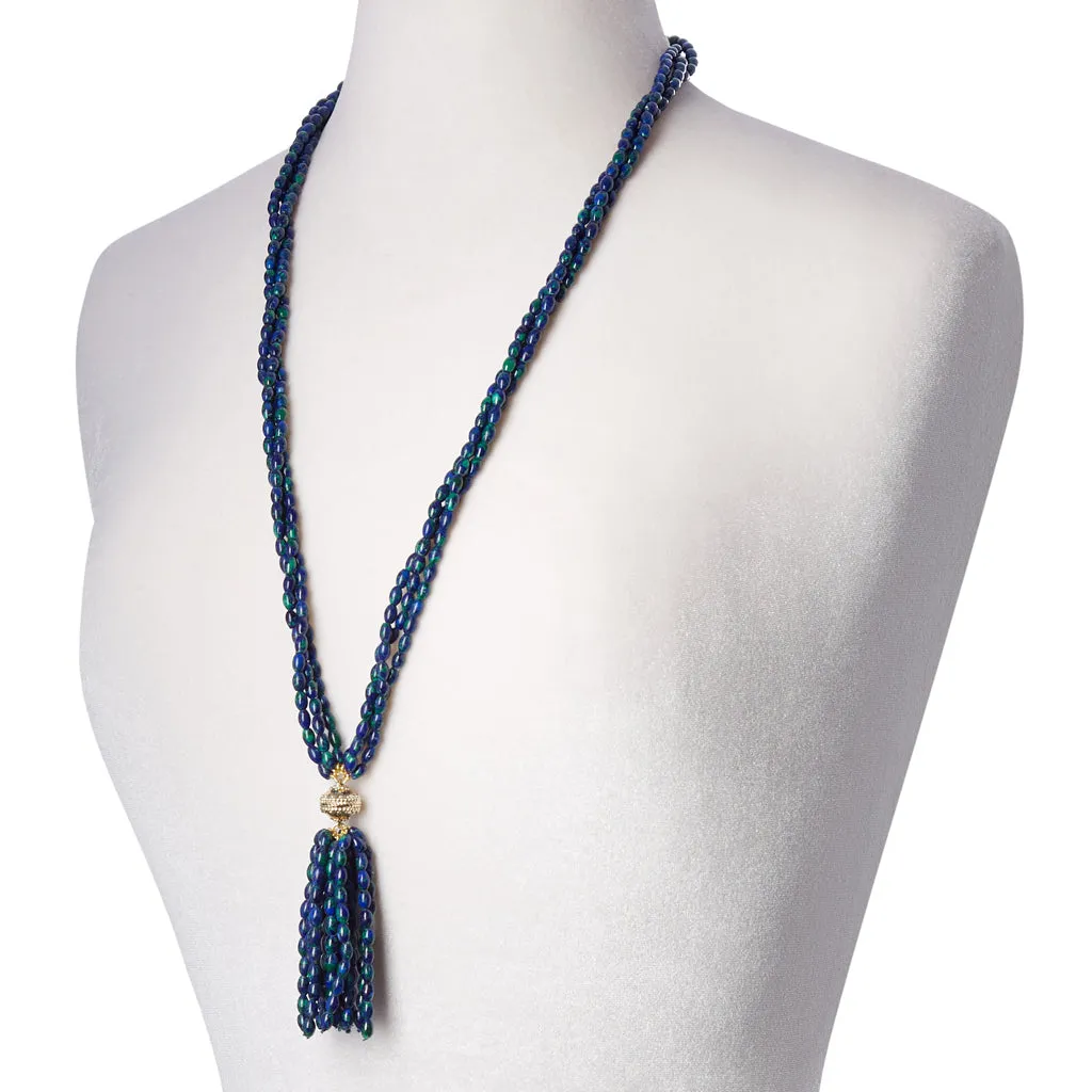 Azurite Malachite Rice Tassel