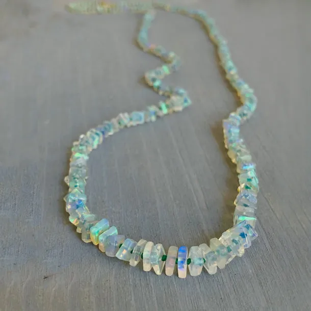 BOHEME LA JOIE SQUARE OPAL NECKLACE rts