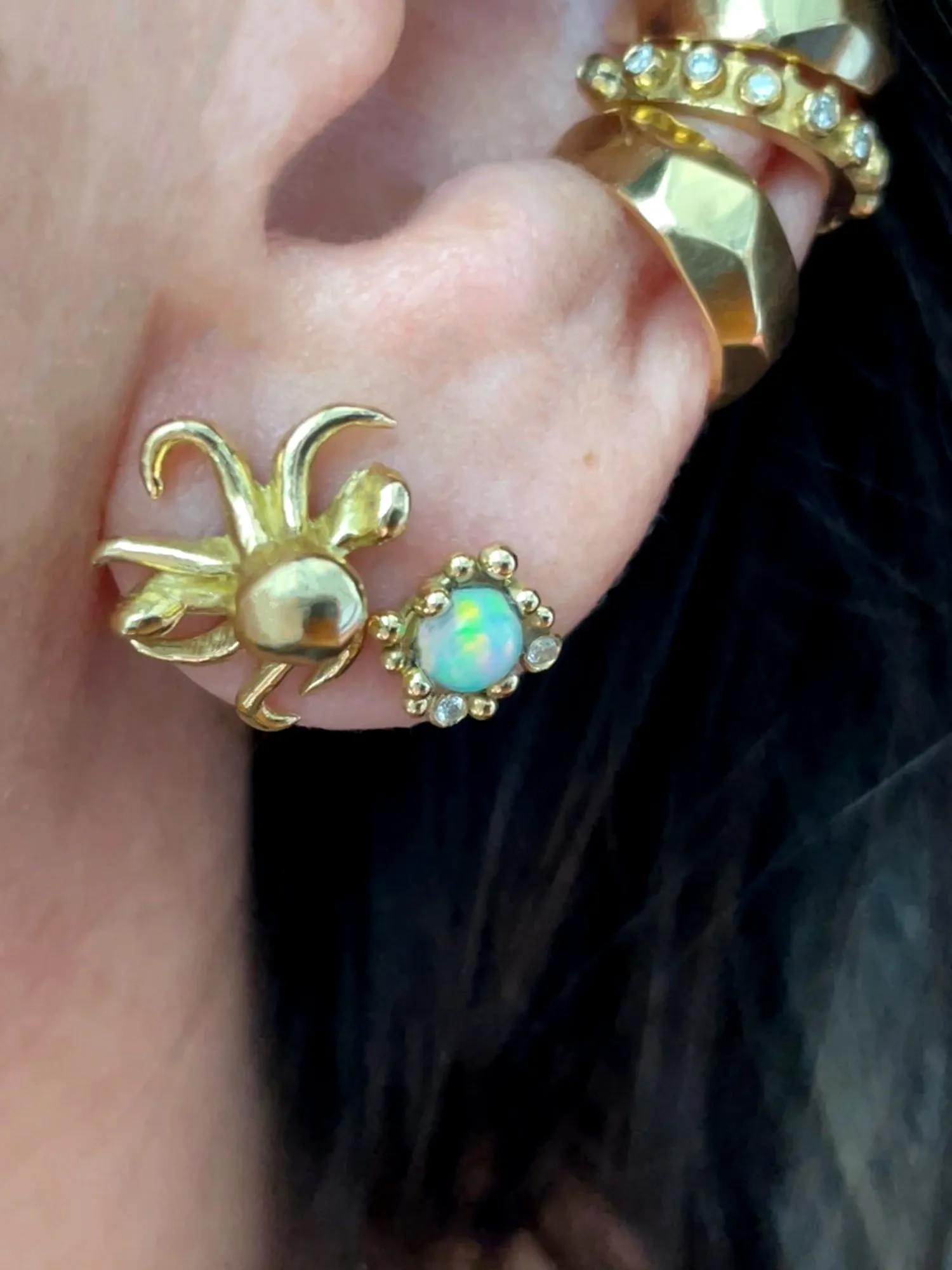 BOHEME LUXE HYPNOSE OPAL STUDS