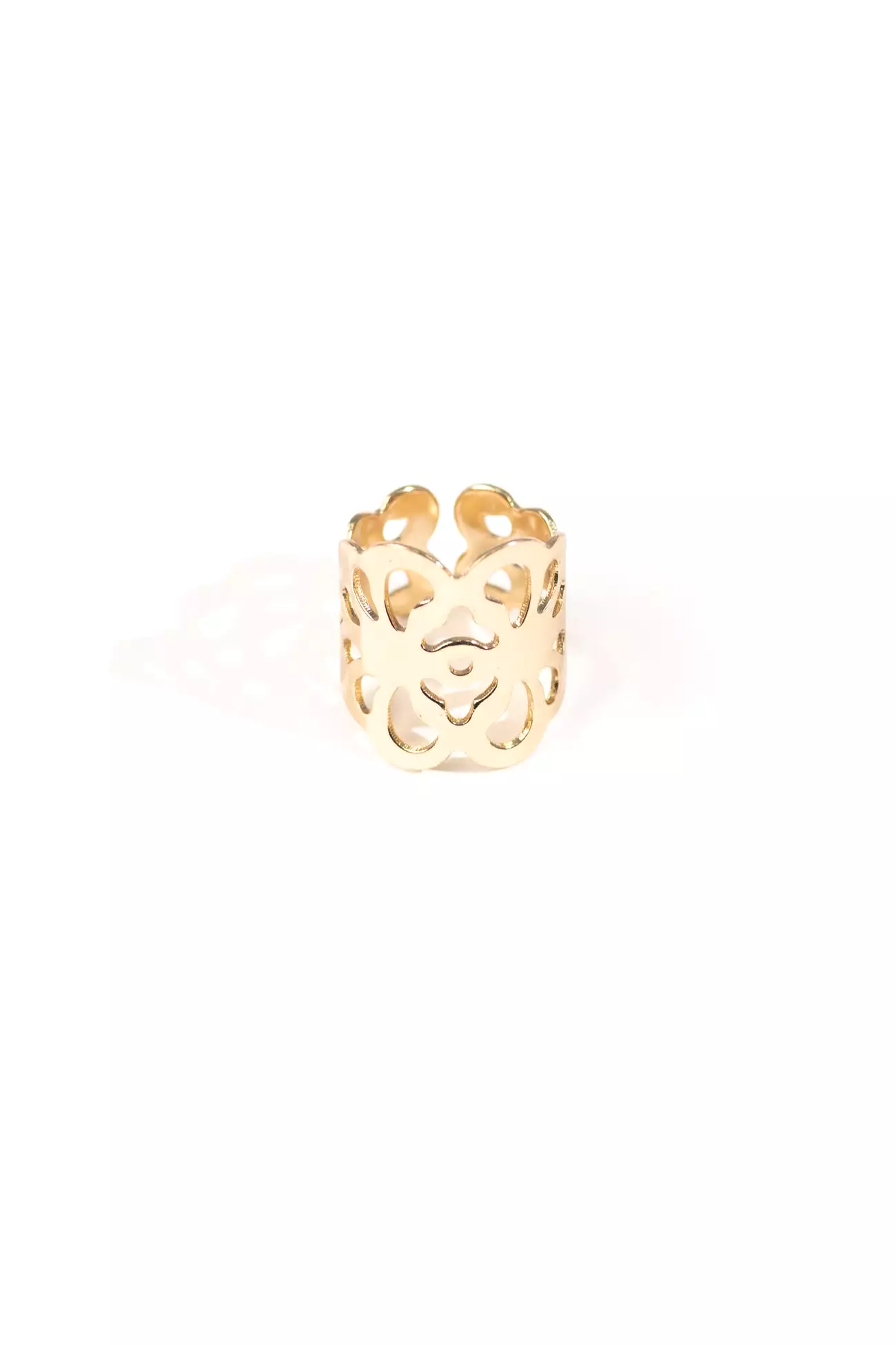 BOLD METALLIC GOLD RING