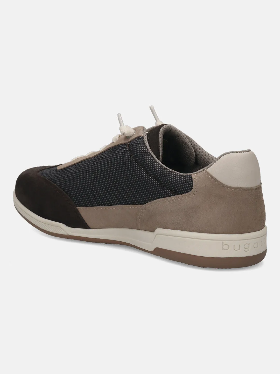 bugatti Brown & Taupe Suede Sneakers