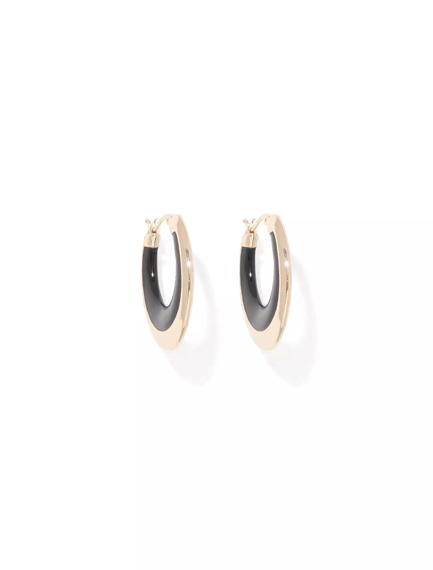 Callie Curve Enamel Earrings