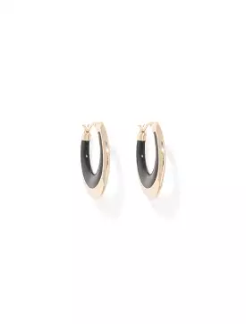 Callie Curve Enamel Earrings