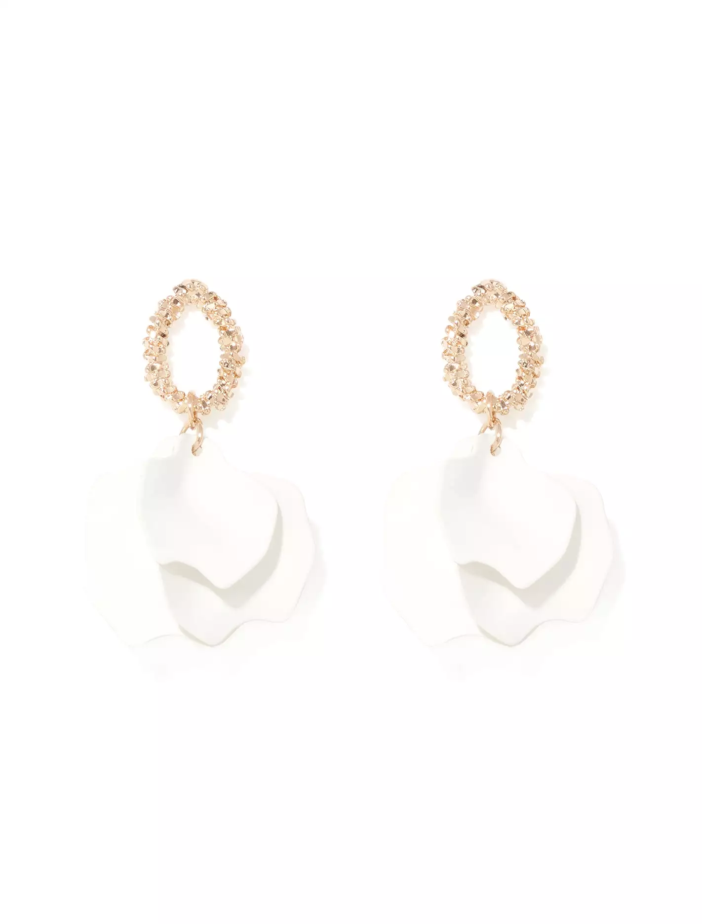 Candence Camy Textured Drop Earrings