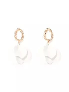 Candence Camy Textured Drop Earrings