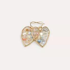 Caracol Resin Hearts Earring - 2549