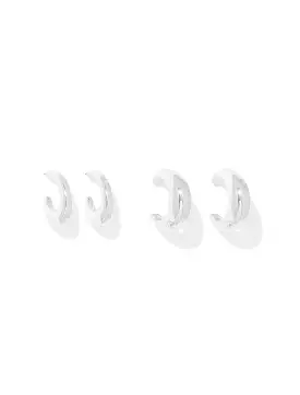 Carla Curve Earrings 2 Pack