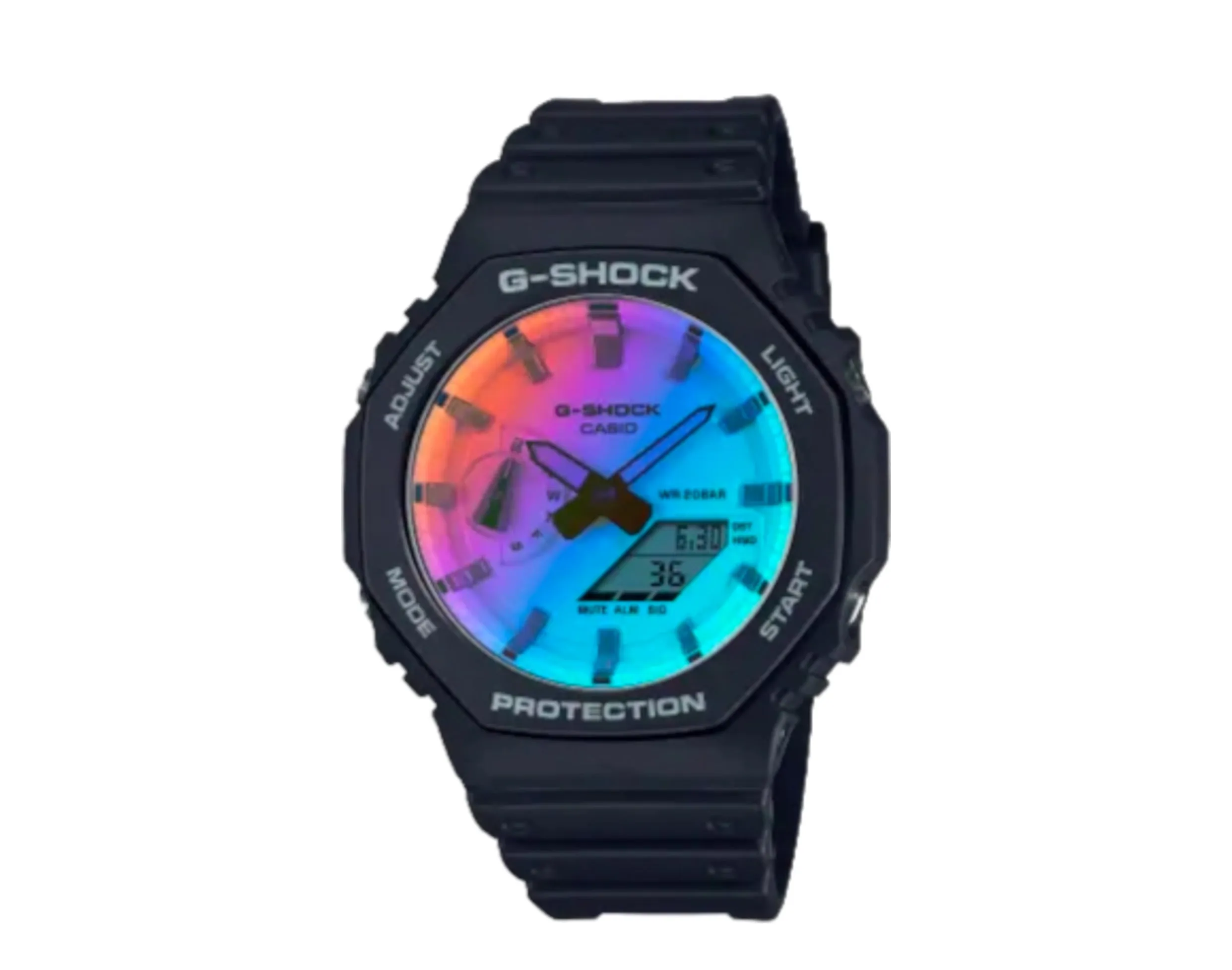 Casio G-Shock GA2100SR Iridescent Color Pack Analog-Digital Resin Watch