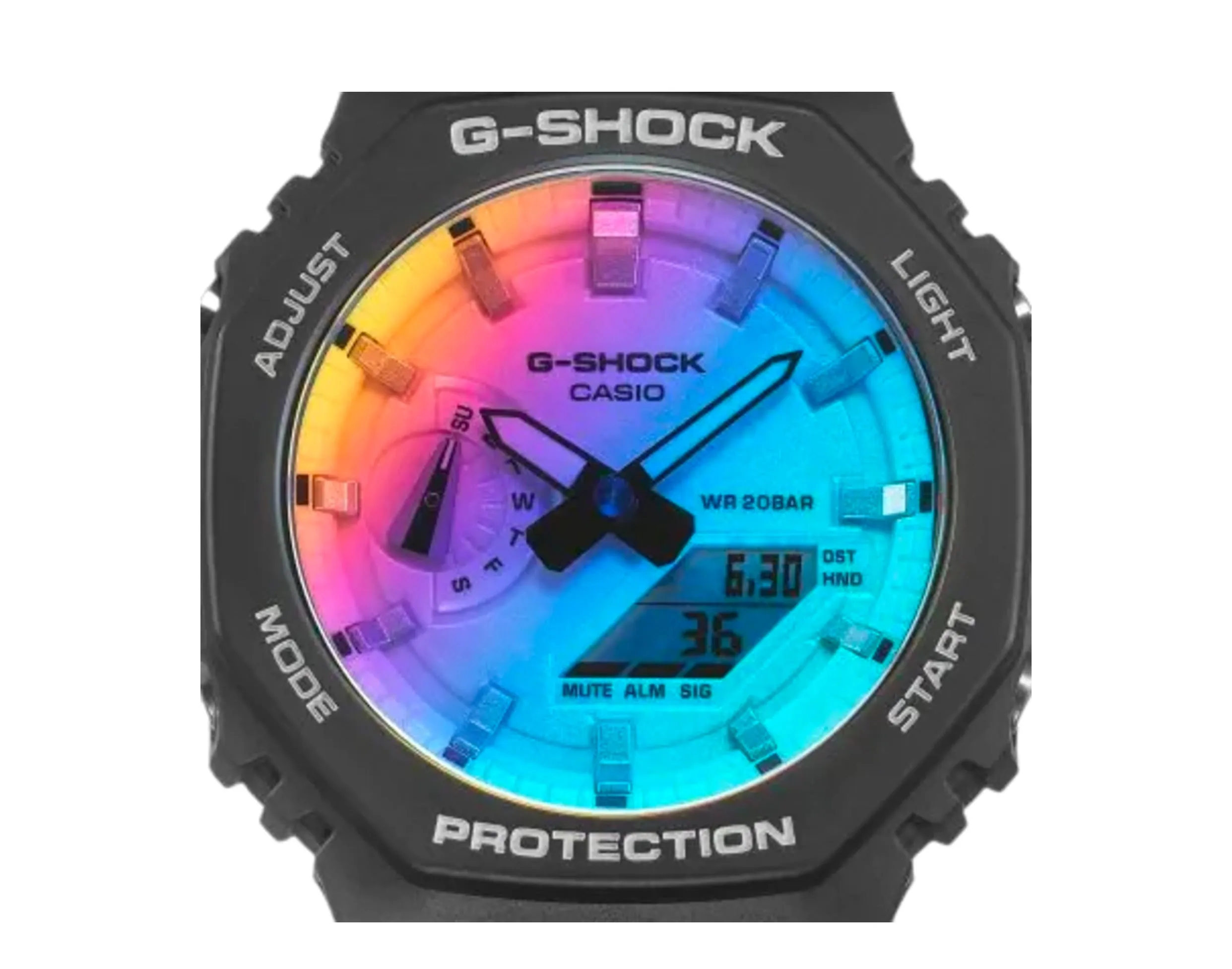 Casio G-Shock GA2100SR Iridescent Color Pack Analog-Digital Resin Watch