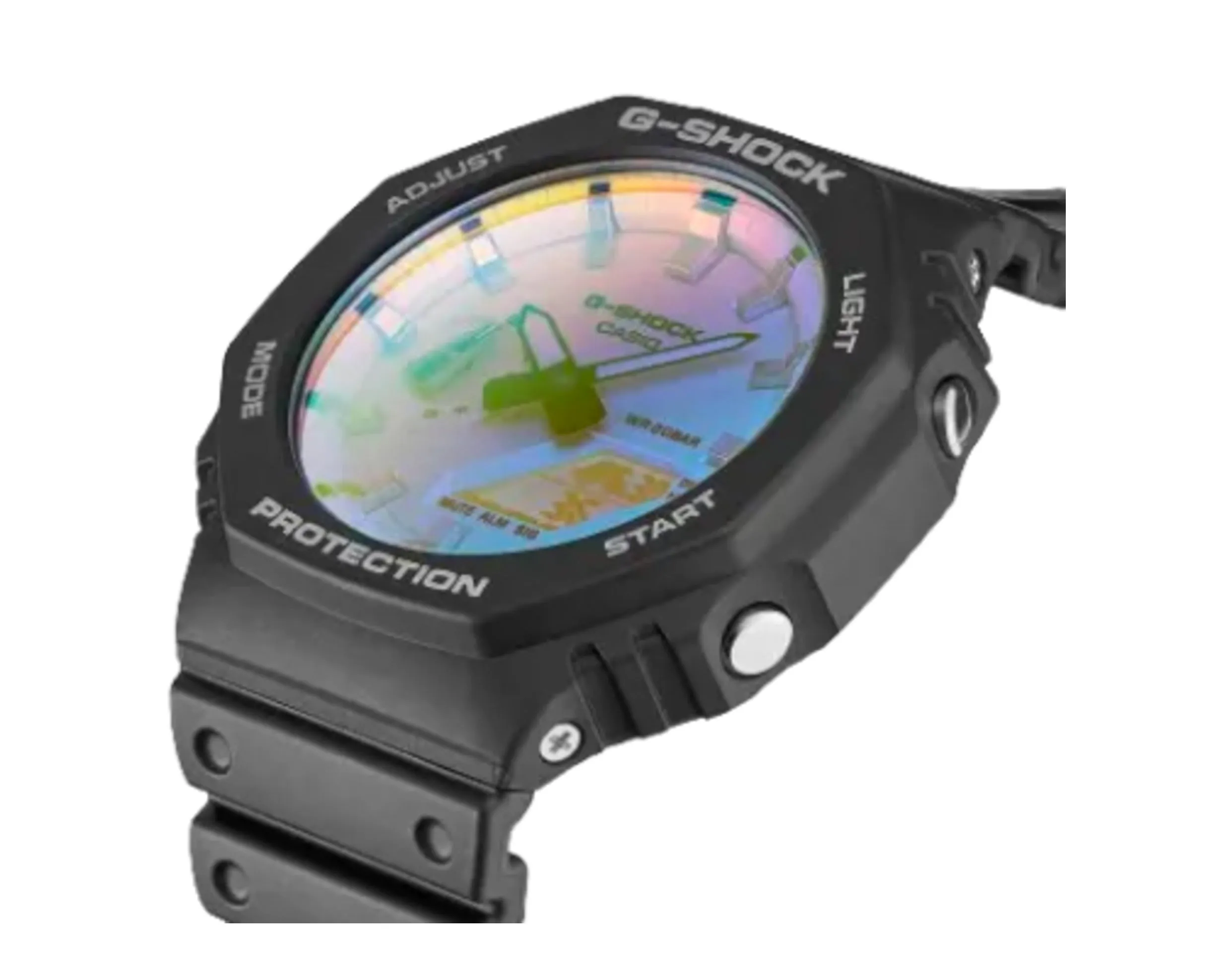 Casio G-Shock GA2100SR Iridescent Color Pack Analog-Digital Resin Watch