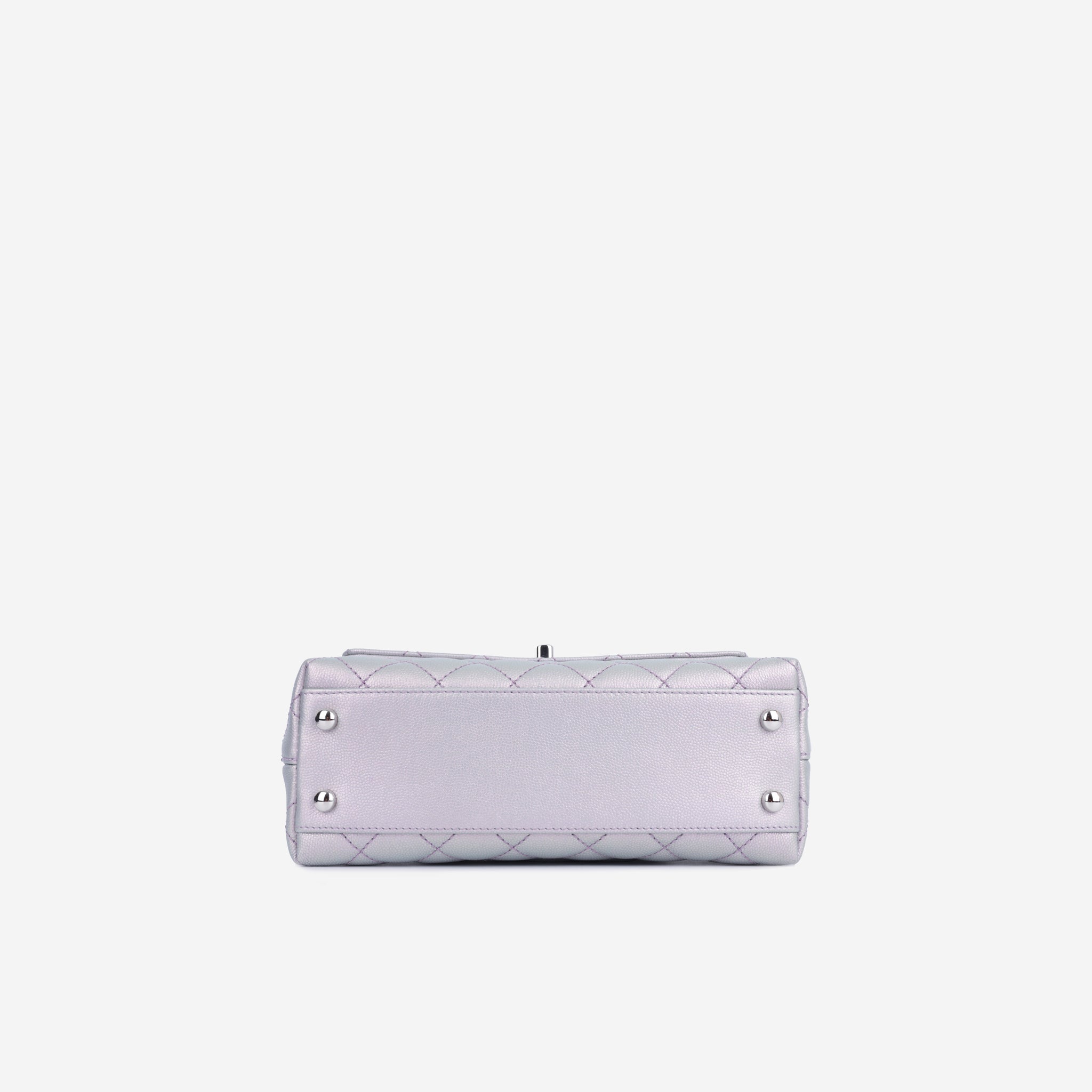 Chanel Small Coco Handle - Purple Iridescent (NWT)