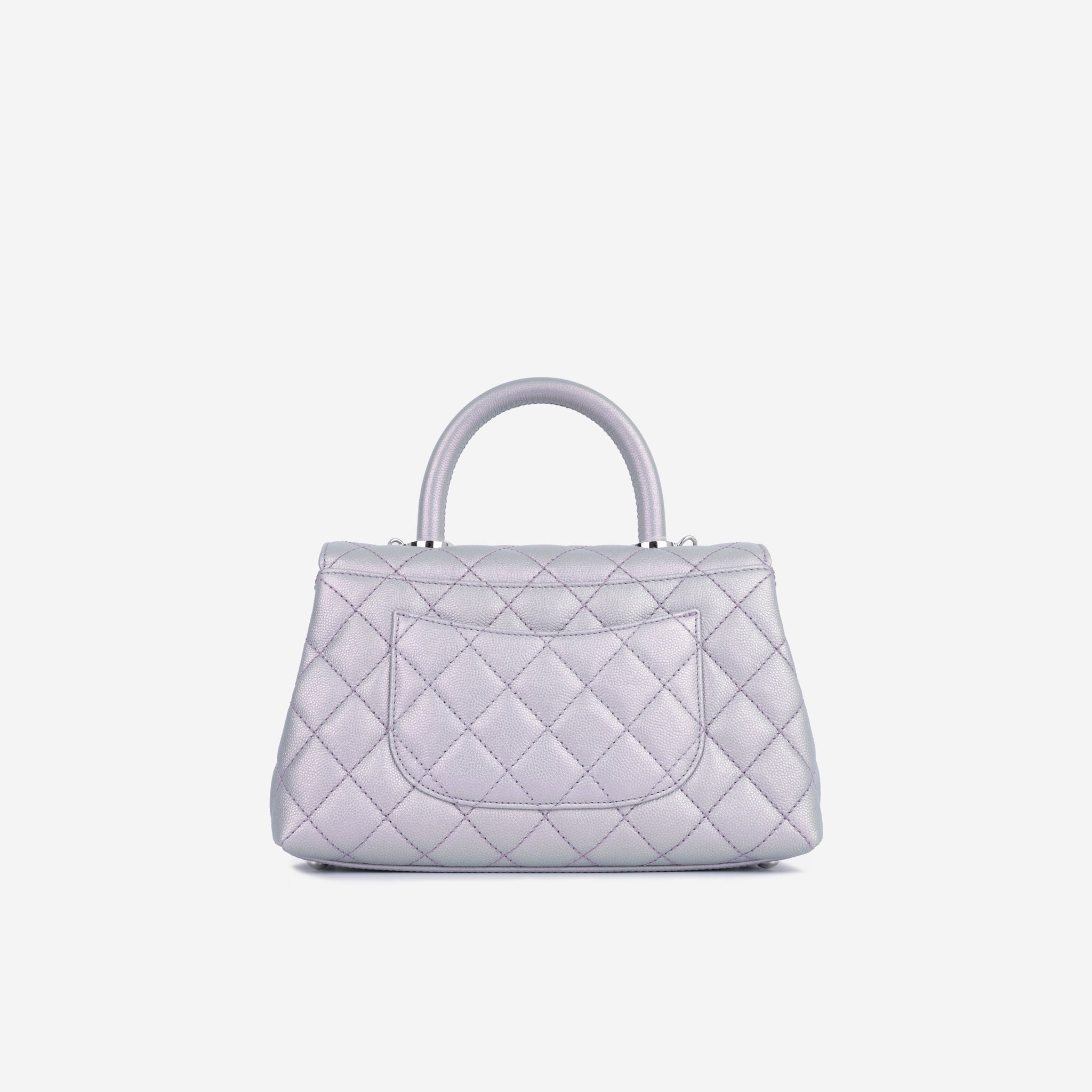 Chanel Small Coco Handle - Purple Iridescent (NWT)