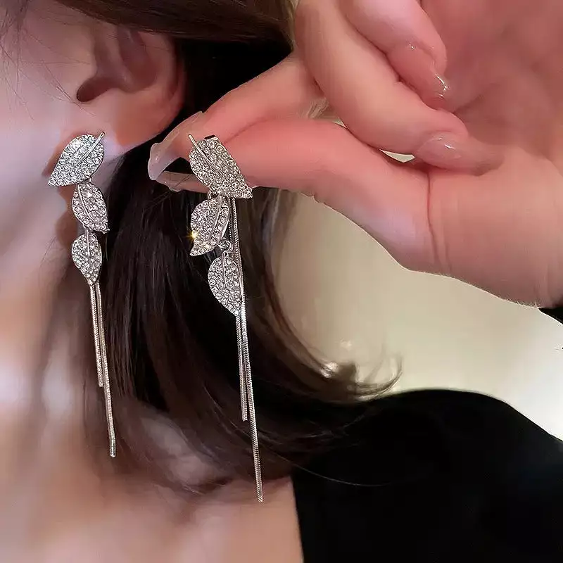 Classic Long Tassel Drop Earring For Women Girls S4633313