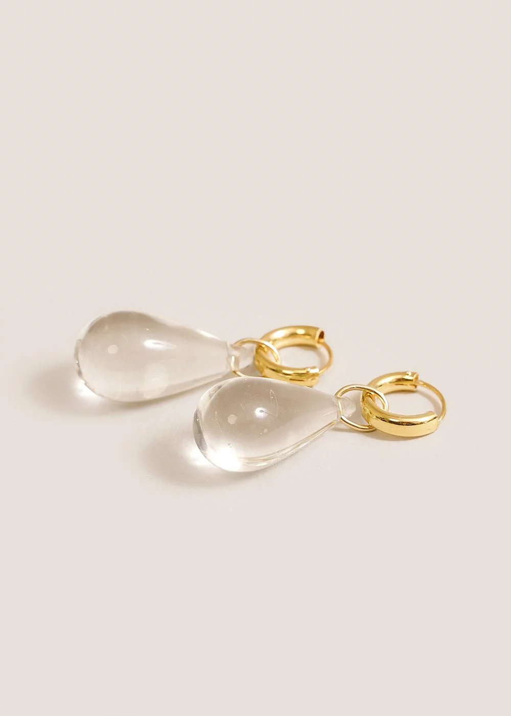 Clear Gota Earrings