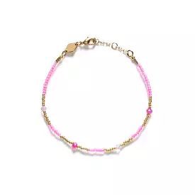 Clemence Bracelet, Hot Pink