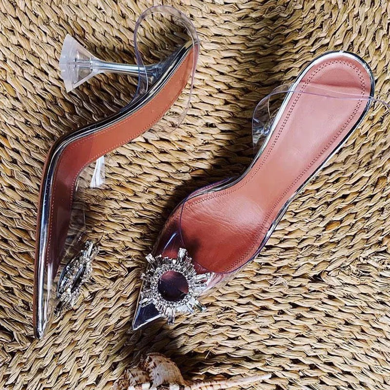 Crystal PVC Heel