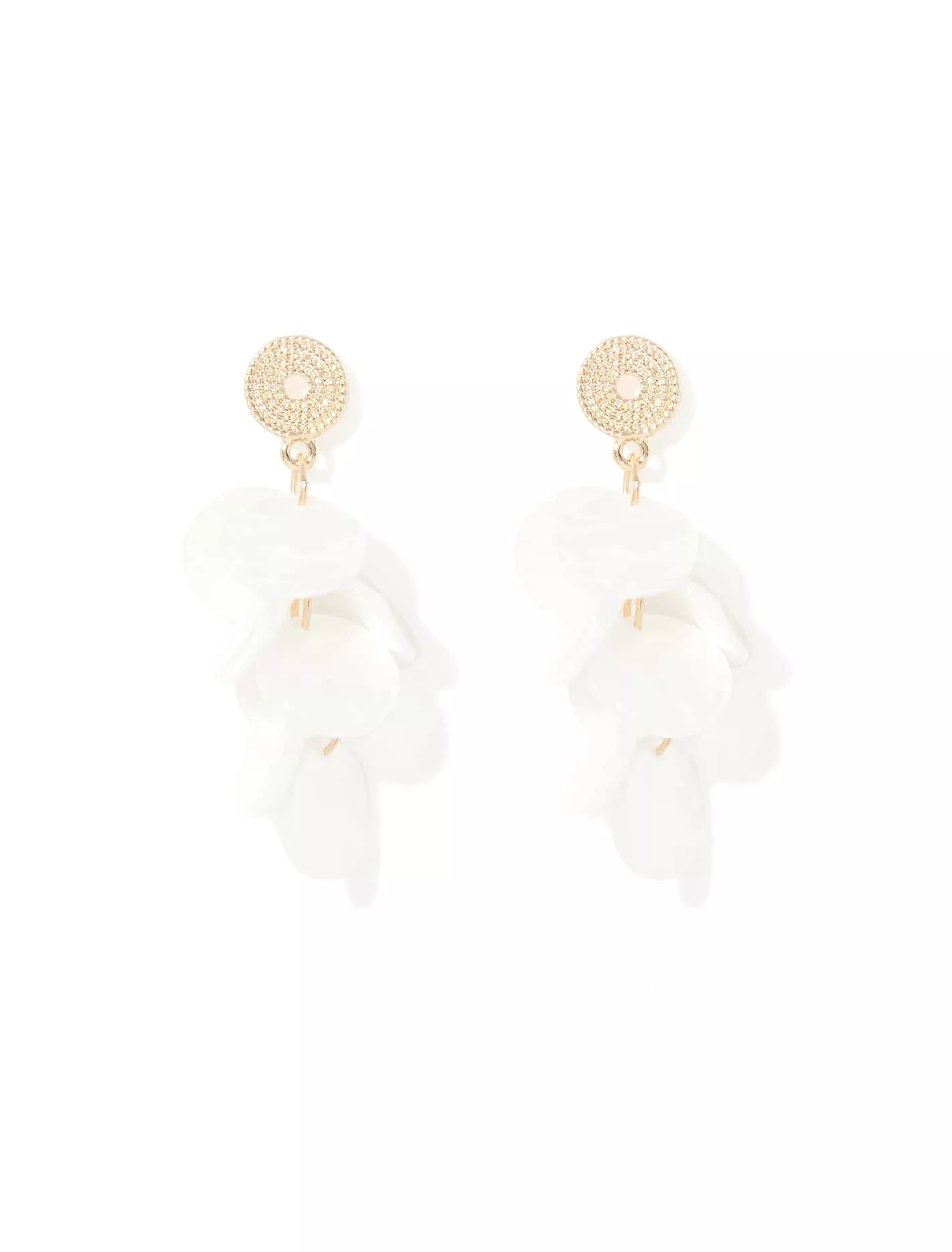 Diane Disc Cluster Earrings