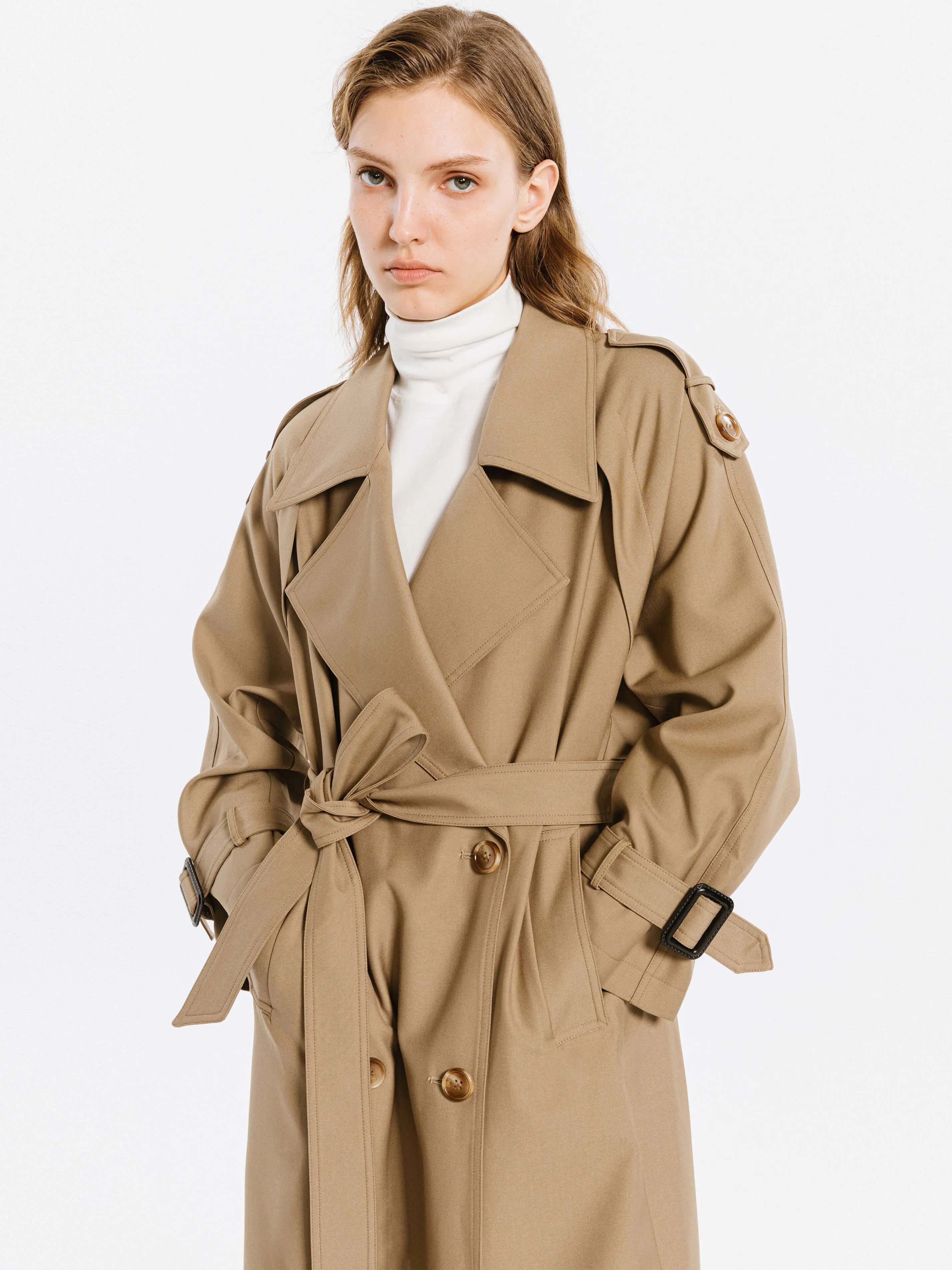 Double Breasted Trench Coat