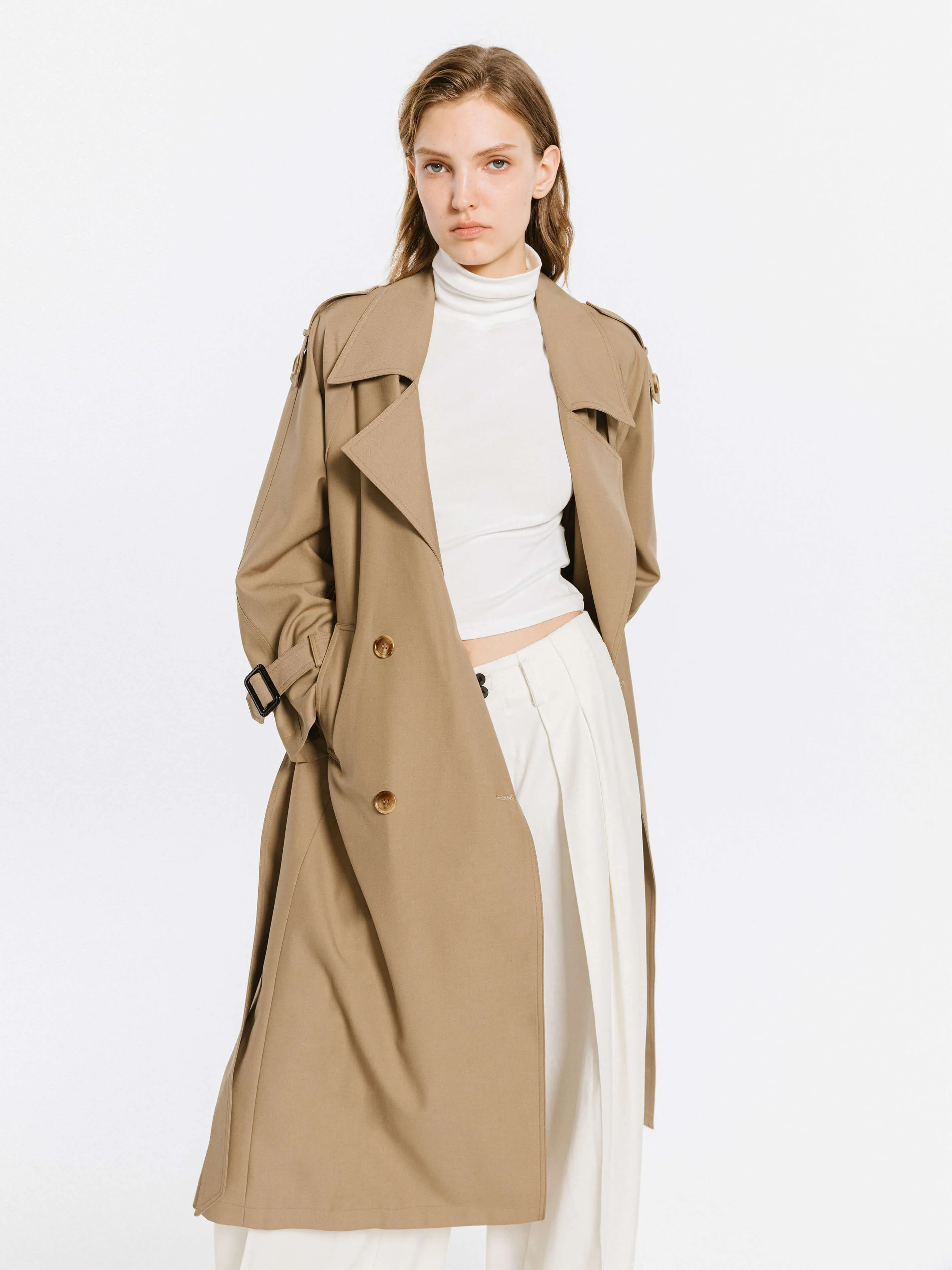 Double Breasted Trench Coat