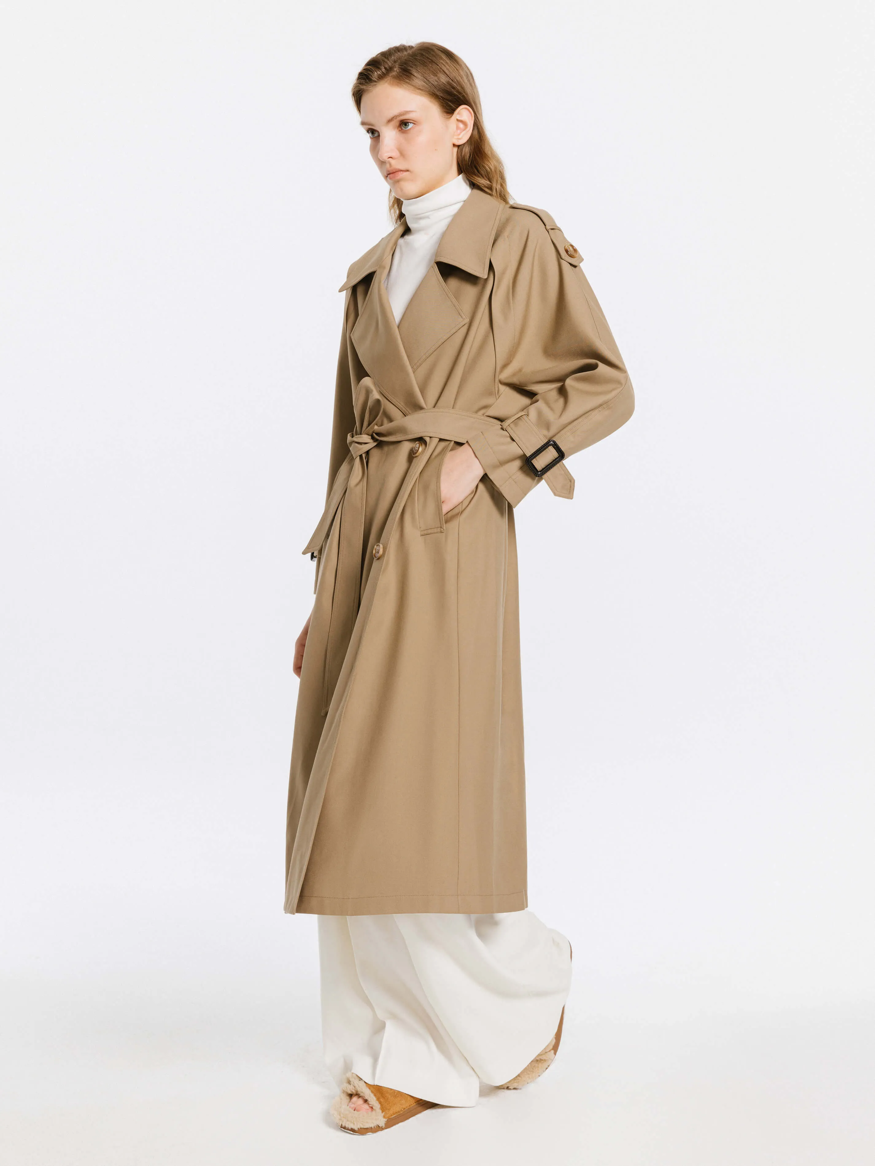 Double Breasted Trench Coat