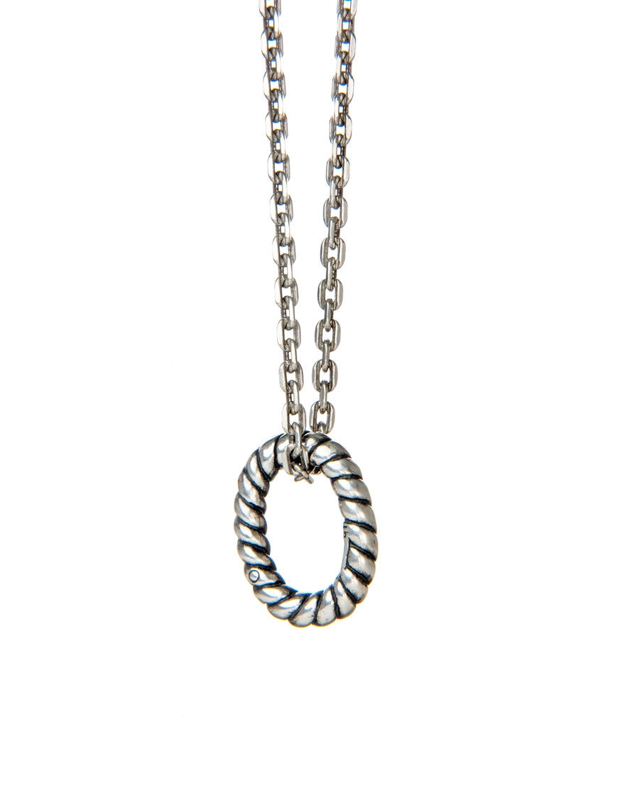 Eins Berlin Rope Pendant silver