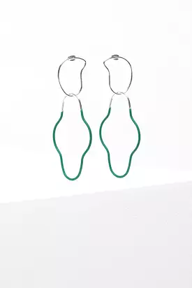 Elk The Label - Byra Drop Earring - Jewel Green