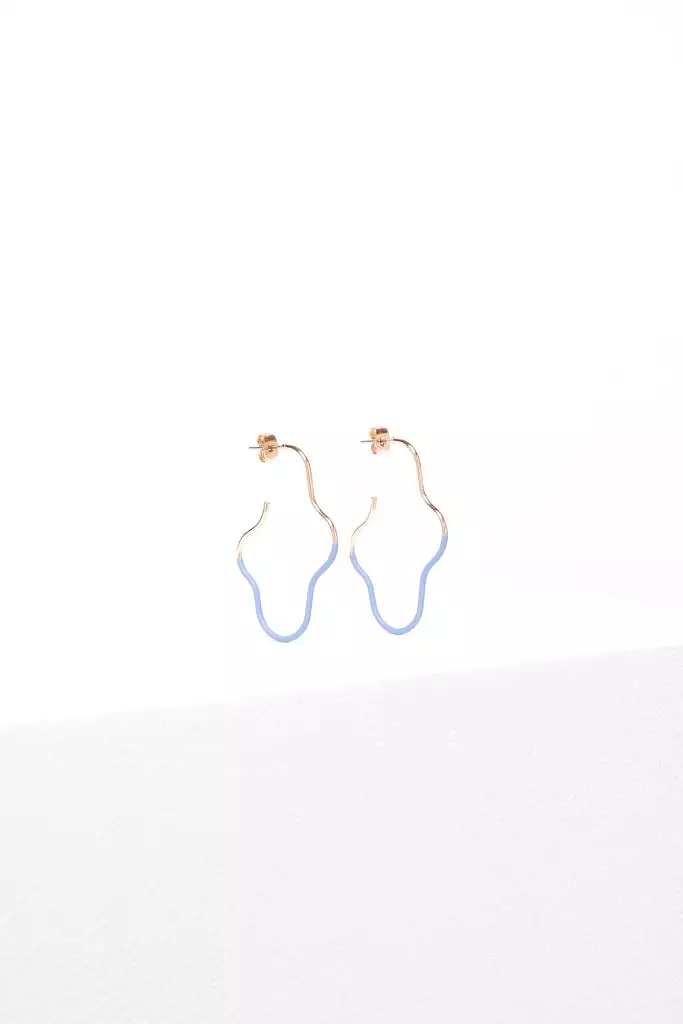 Elk The Label - Wave Earring - Blue Mist