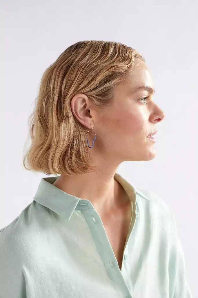 Elk The Label - Wave Earring - Blue Mist