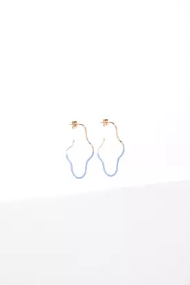 Elk The Label - Wave Earring - Blue Mist