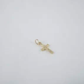 Engraved Cross Charm