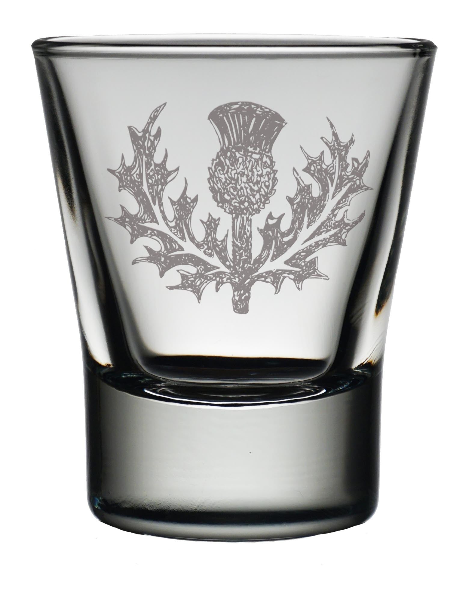 Engraved Dram Glass - Symbol