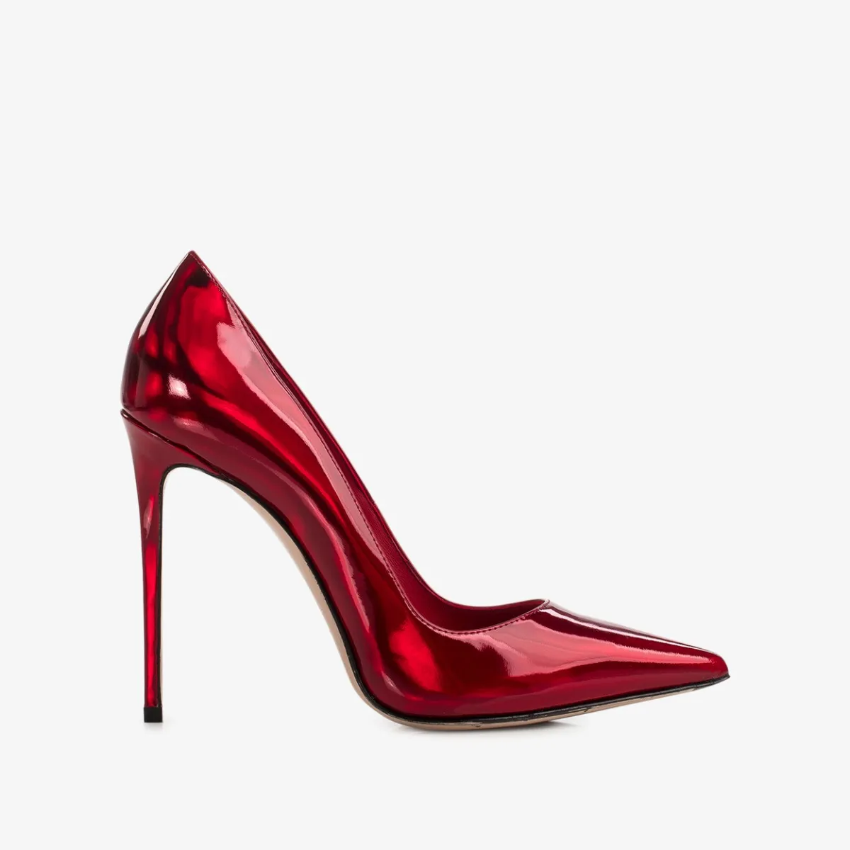 EVA PUMP 120 mm Rebel red iridescent pump