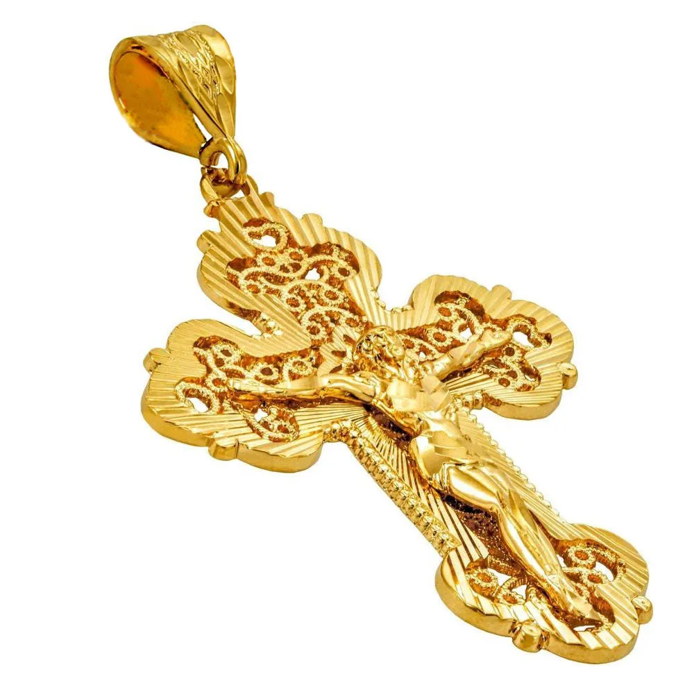 Extra Large Filigree Crucifix