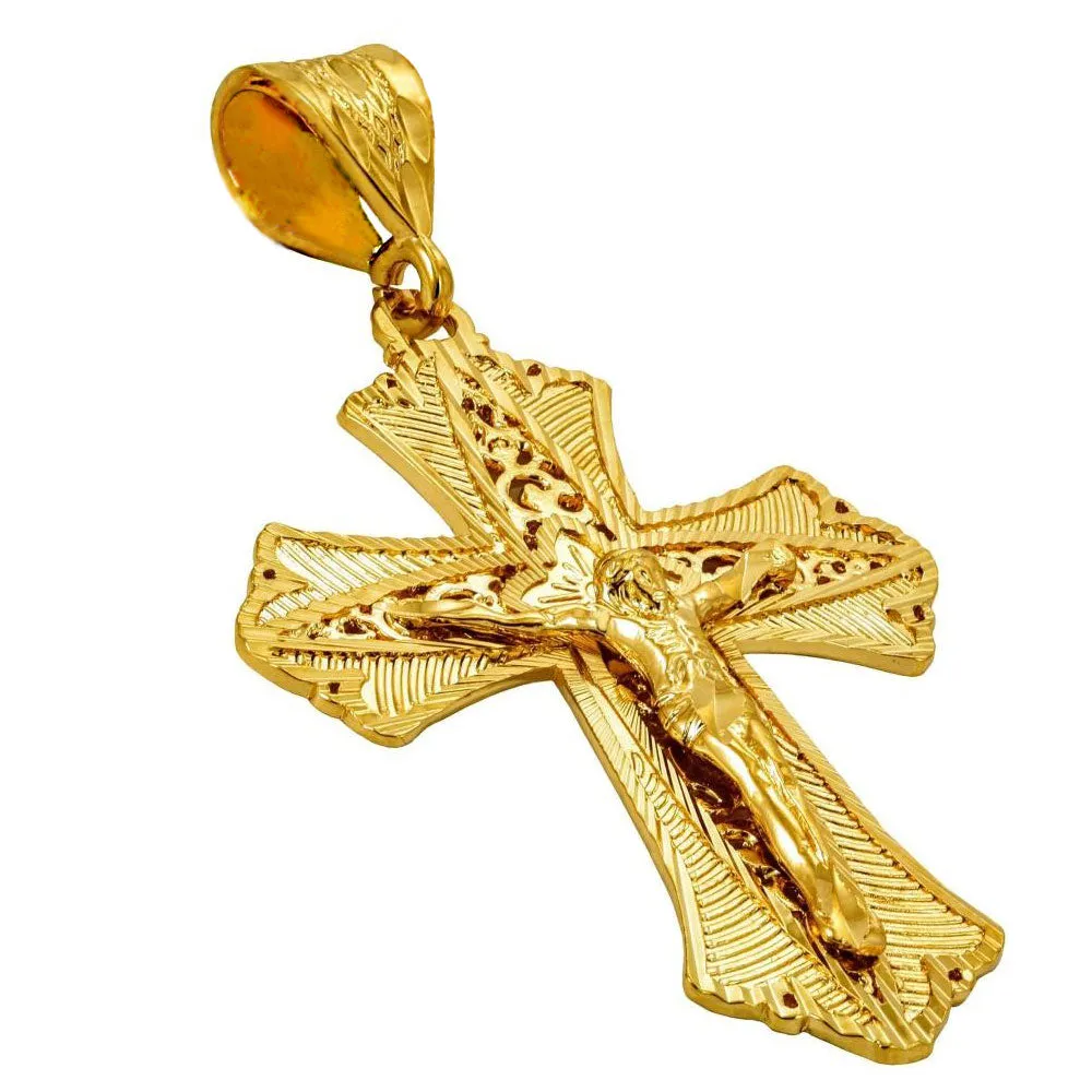 Extra Large Filigree Crucifix