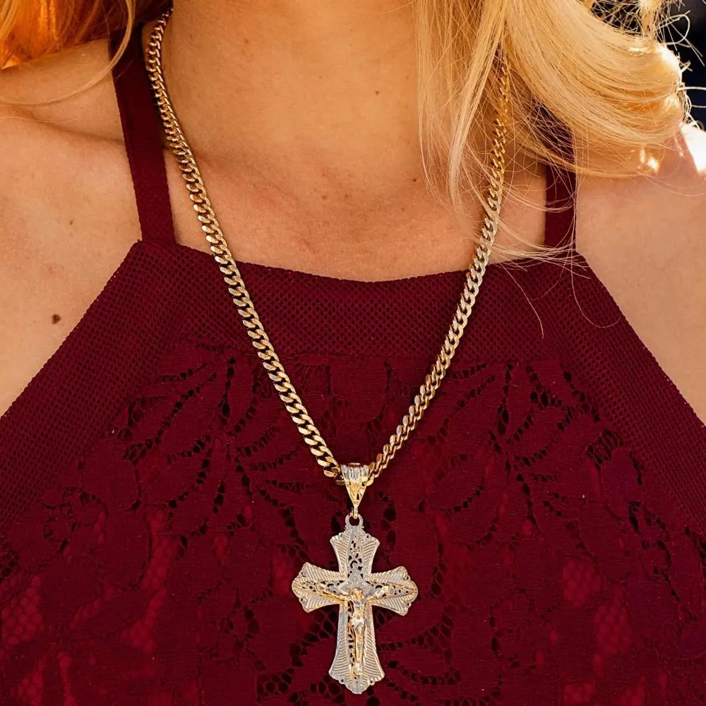 Extra Large Filigree Crucifix