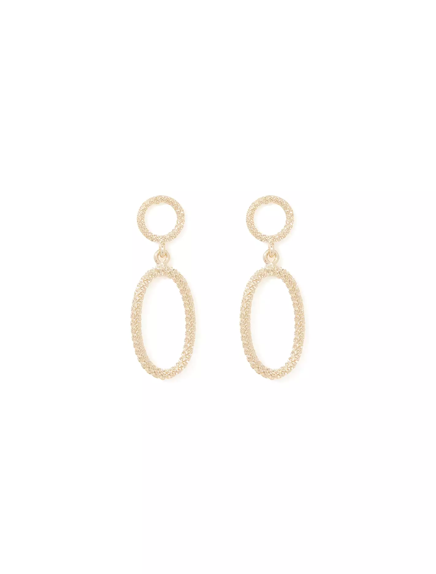 Felicity Fine Texture Drop Earrings