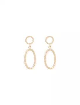 Felicity Fine Texture Drop Earrings