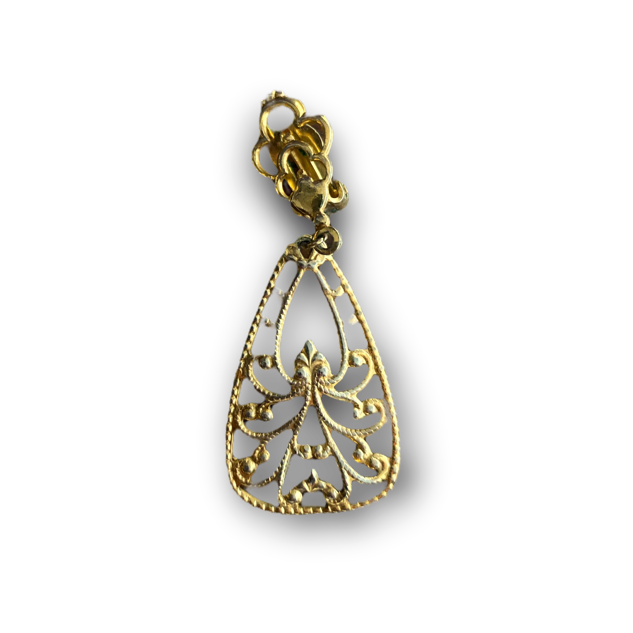 Filigree Costume Earrings