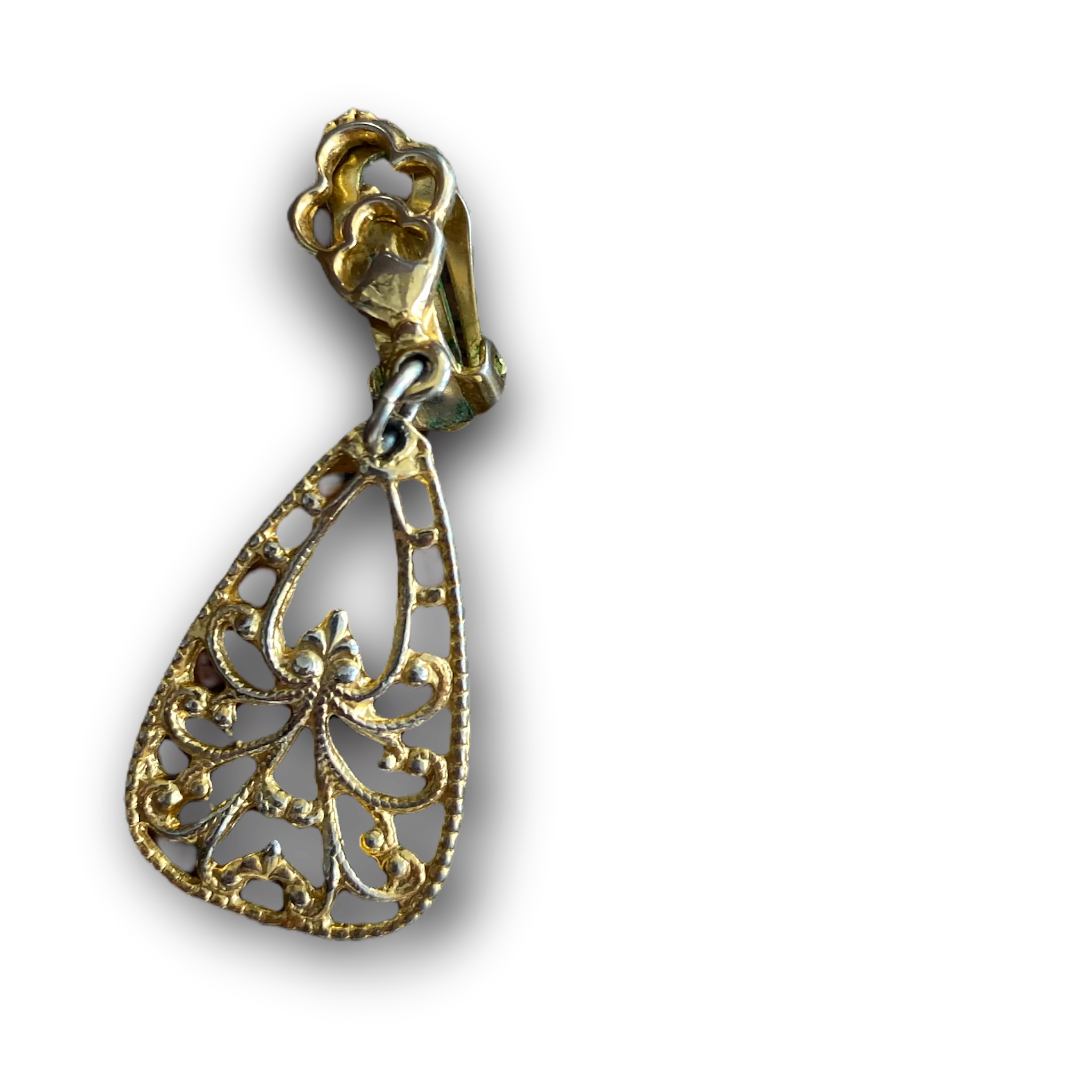 Filigree Costume Earrings